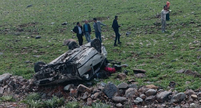 SİVEREK KAZA 1 ÖLÜ 3 YARALI