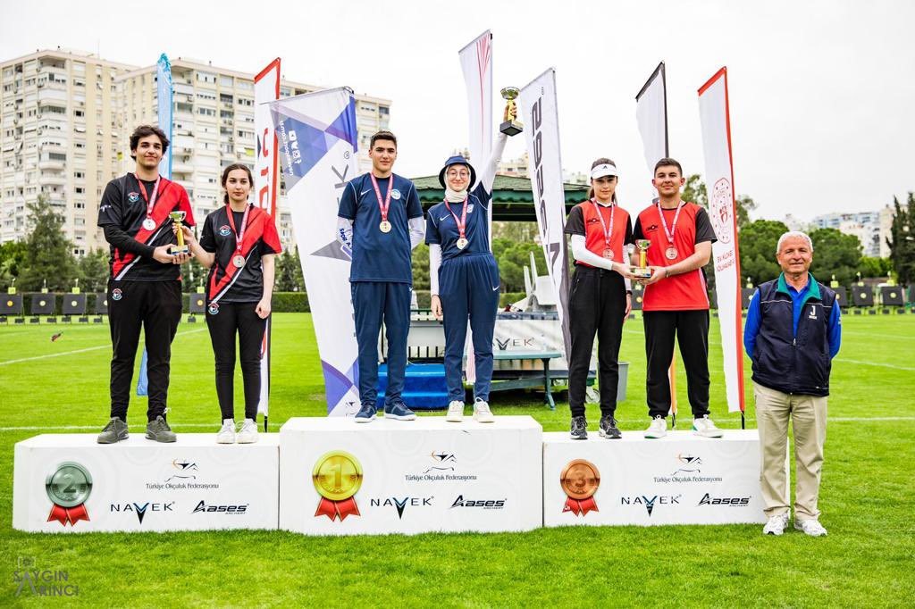 KAYSERİ BÜYÜKŞEHİR BELEDİYESİ SPOR KULÜBÜ OKÇULUK TAKIMI, ANTALYA'DA DÜZENLENEN ŞAMPİYONADA