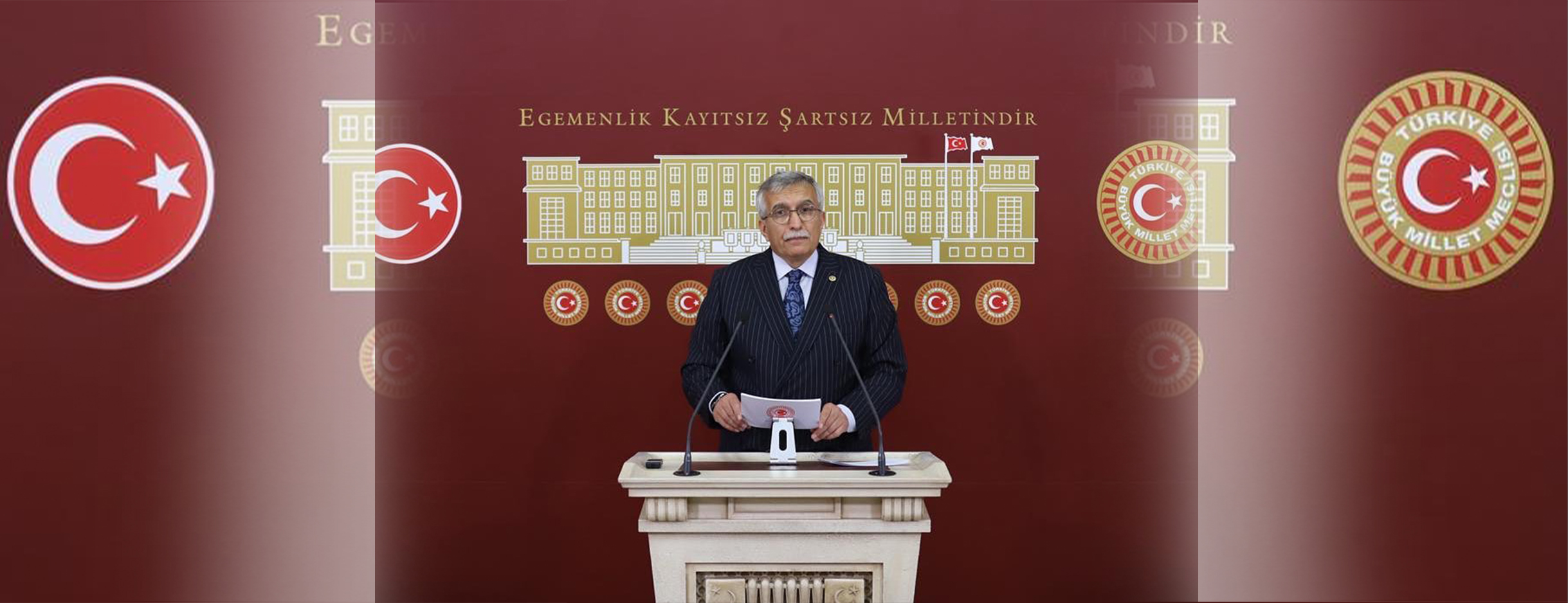 AK Parti Balıkesir Milletvekili Yavuz Subaşı, TBMM’de bir basın toplantısı