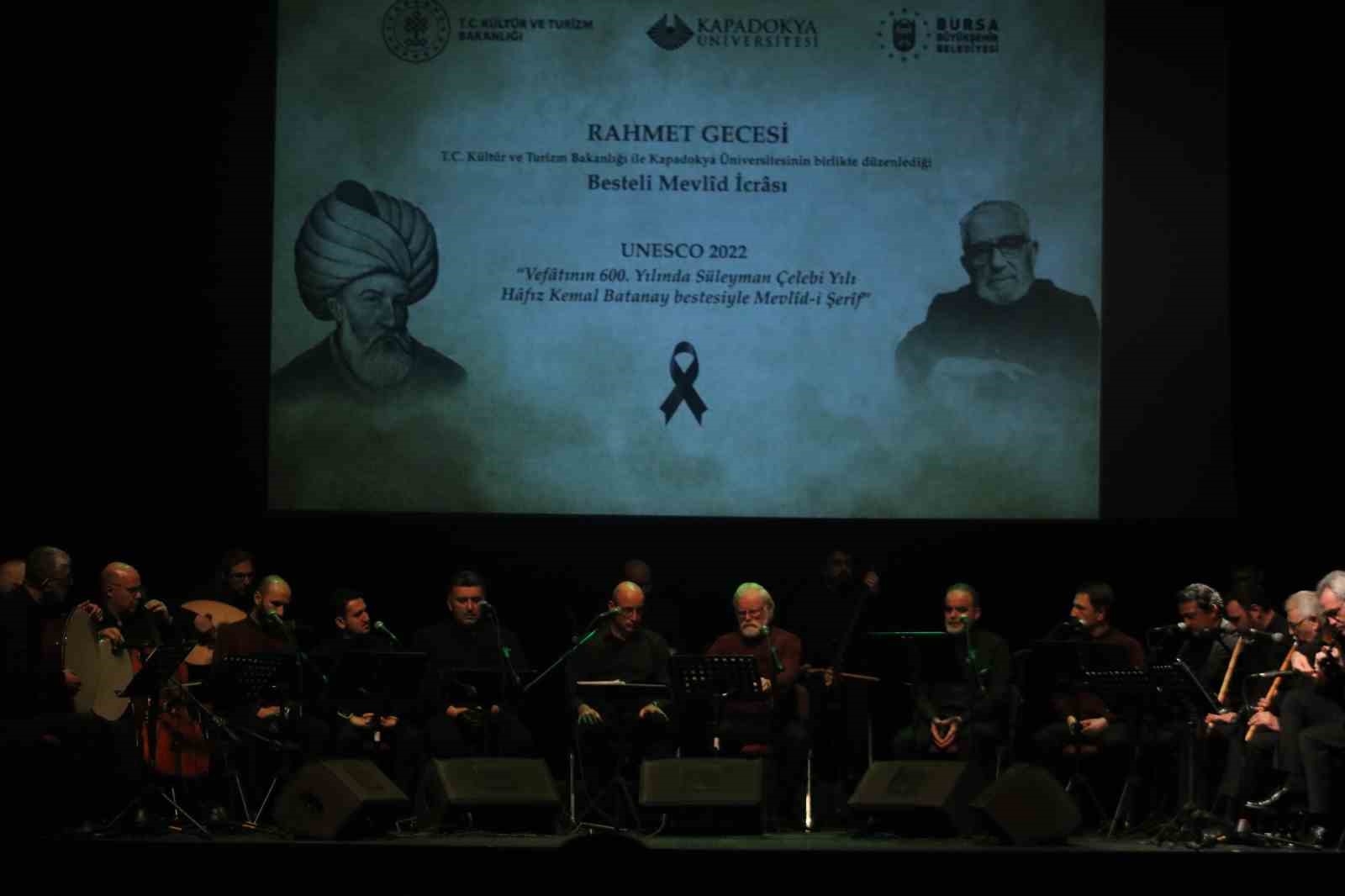 SÜLEYMAN ÇELEBİ’NİN VEFATININ 600. YILININ UNESCO TARAFINDAN ANMA VE KUTLAMA