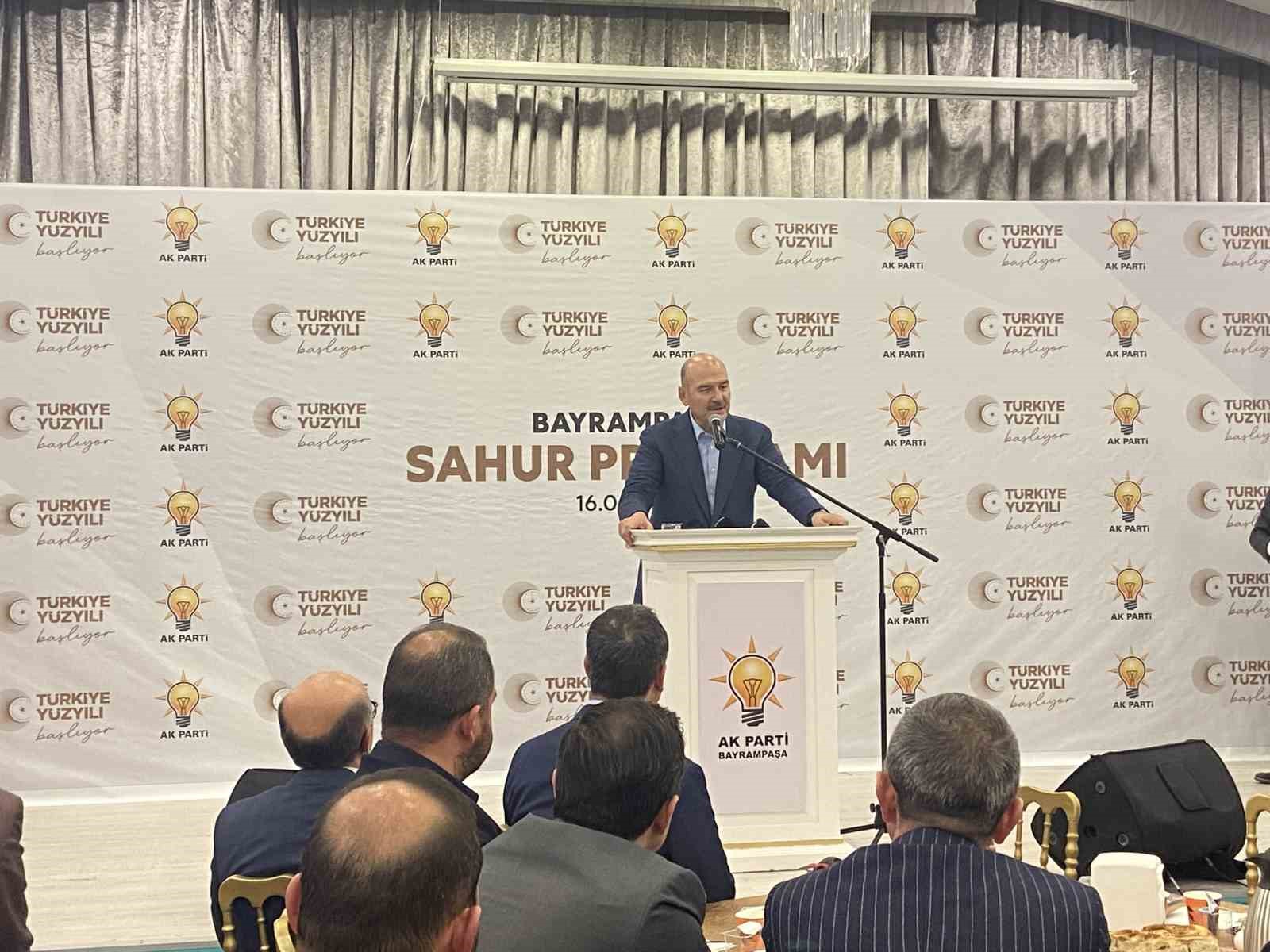 SÜLEYMAN SOYLU, “AMERİKAN BÜYÜKELÇİSİNİ BOŞVER, AMERİKAN BAŞKANI’NI TÜRKİYE’DE KİMSE SALLAMIYOR”