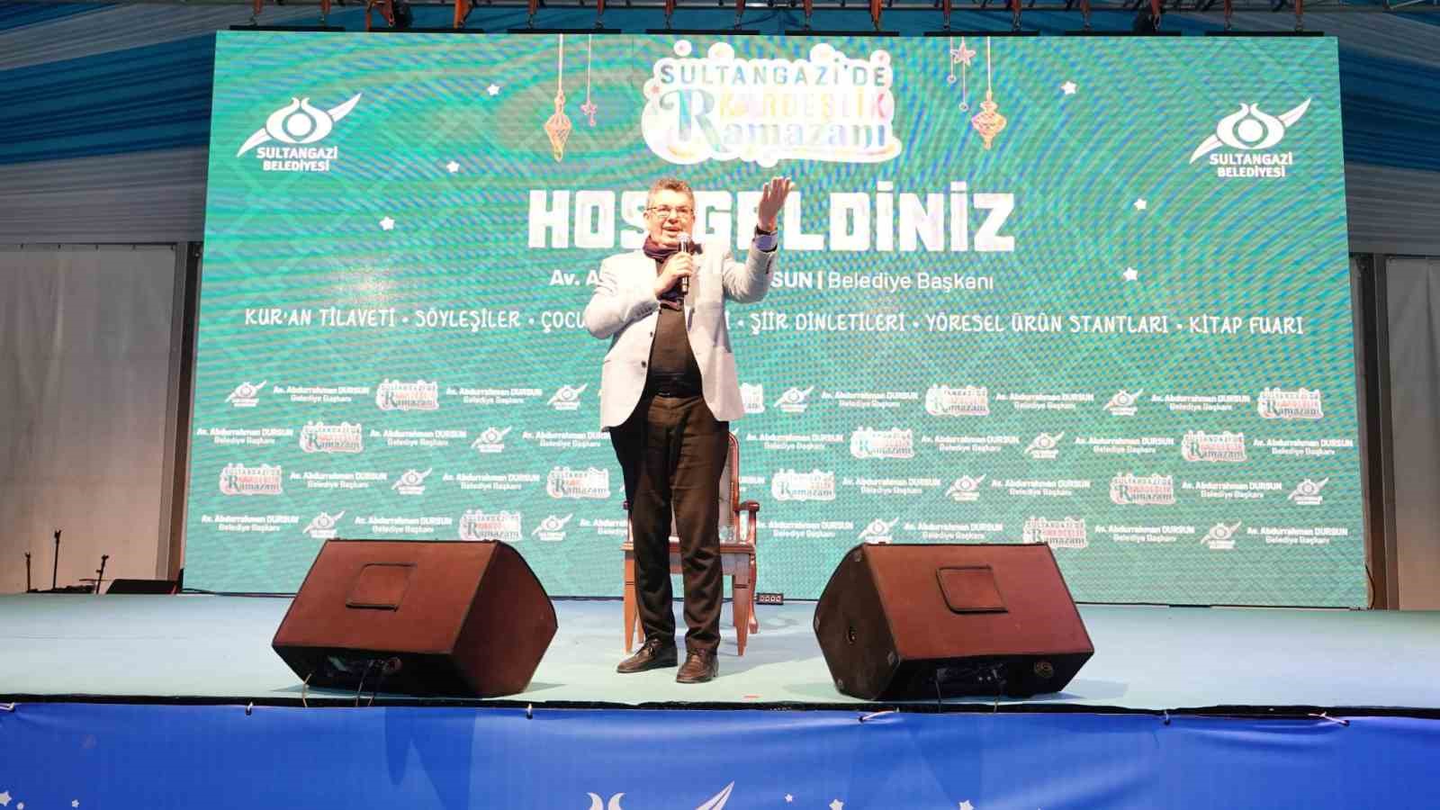 SULTANGAZİ BELEDİYESİ, RAMAZAN ETKİNLİKLERİ KAPSAMINDA EĞİTİMCİ-YAZAR ALİŞAN KAPAKLIKAYA’YI KONUK ETTİ.