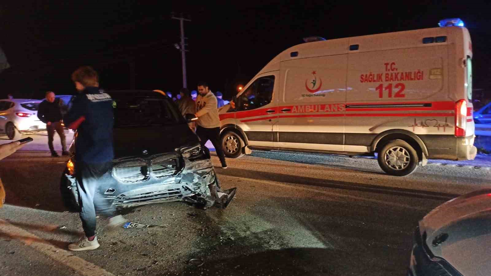 SUNGURLU'DA ÜÇ ARACIN KARIŞTIĞI ZİNCİRLEME TRAFİK KAZASINDA ÖLEN YADA YARALANAN