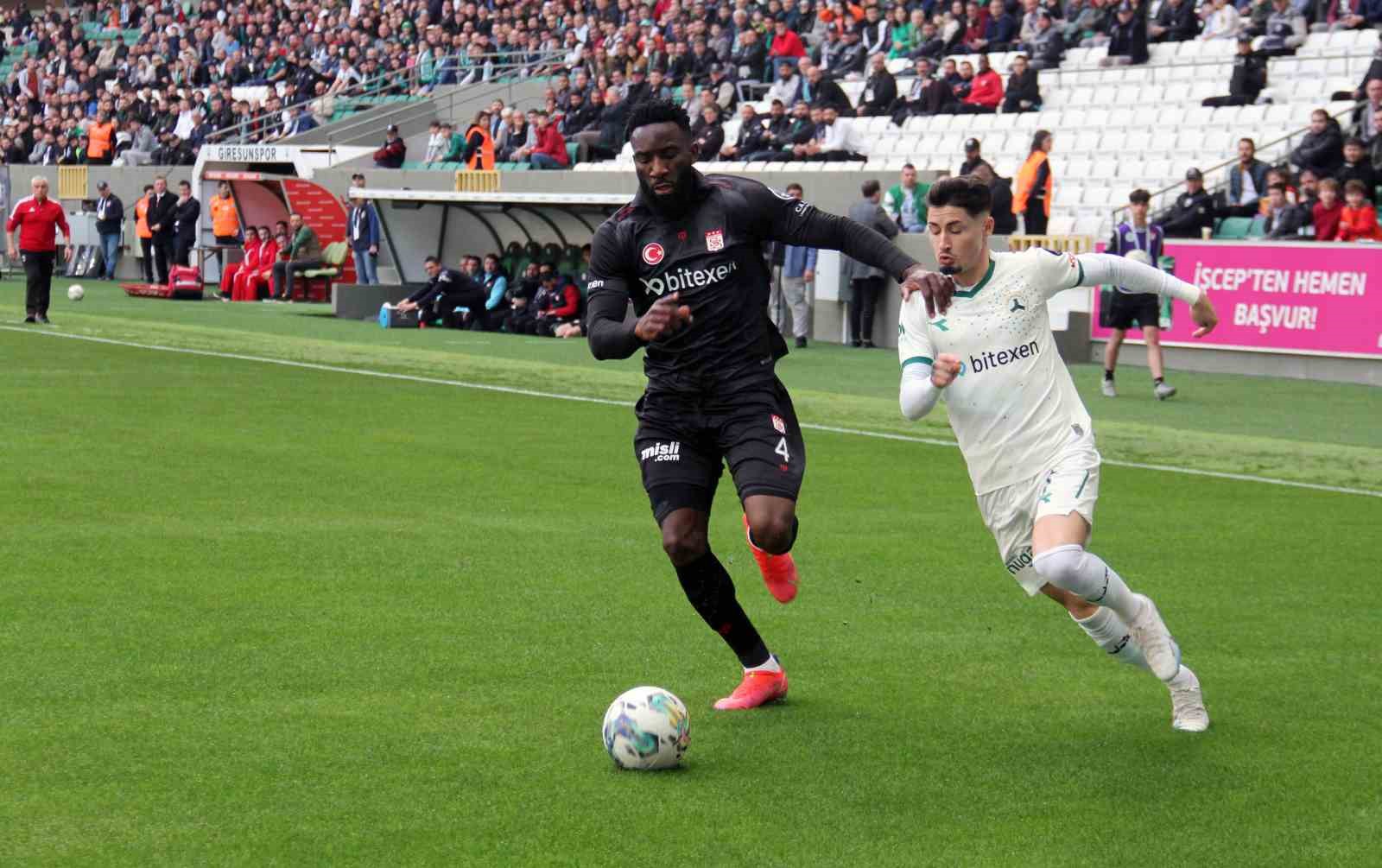 SPOR TOTO SÜPER LİG’İN 29. HAFTASINDA GİRESUNSPOR, SAHASINDA KARŞILAŞTIĞI SİVASSPOR’U