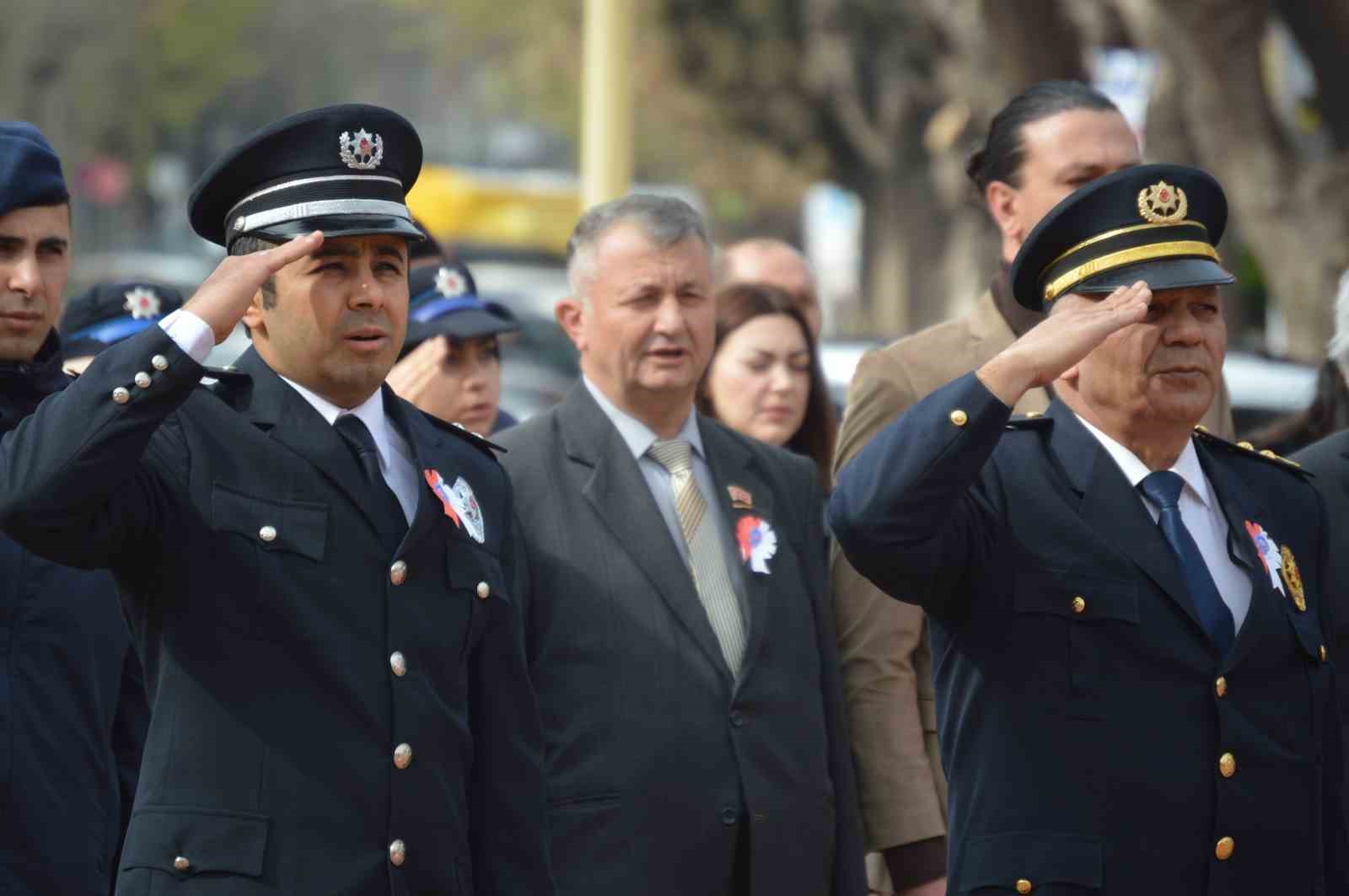 TAVŞANLI'DA POLİS TEŞKİLATININ 178. YILI TÖRENLERİ ÇELENK SUNUMU İLE BAŞLADI