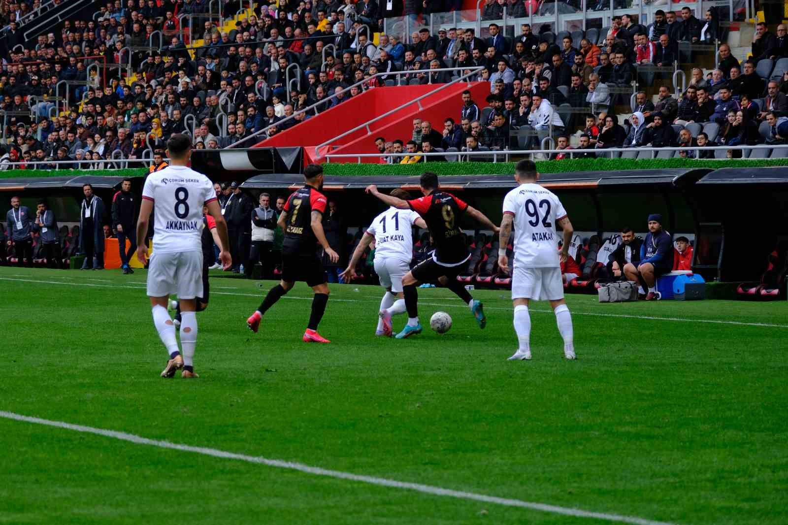 TFF 2. LİG BEYAZ GRUPTA 34. HAFTA KARŞILAŞMASINDA ÇORUM FK’YI