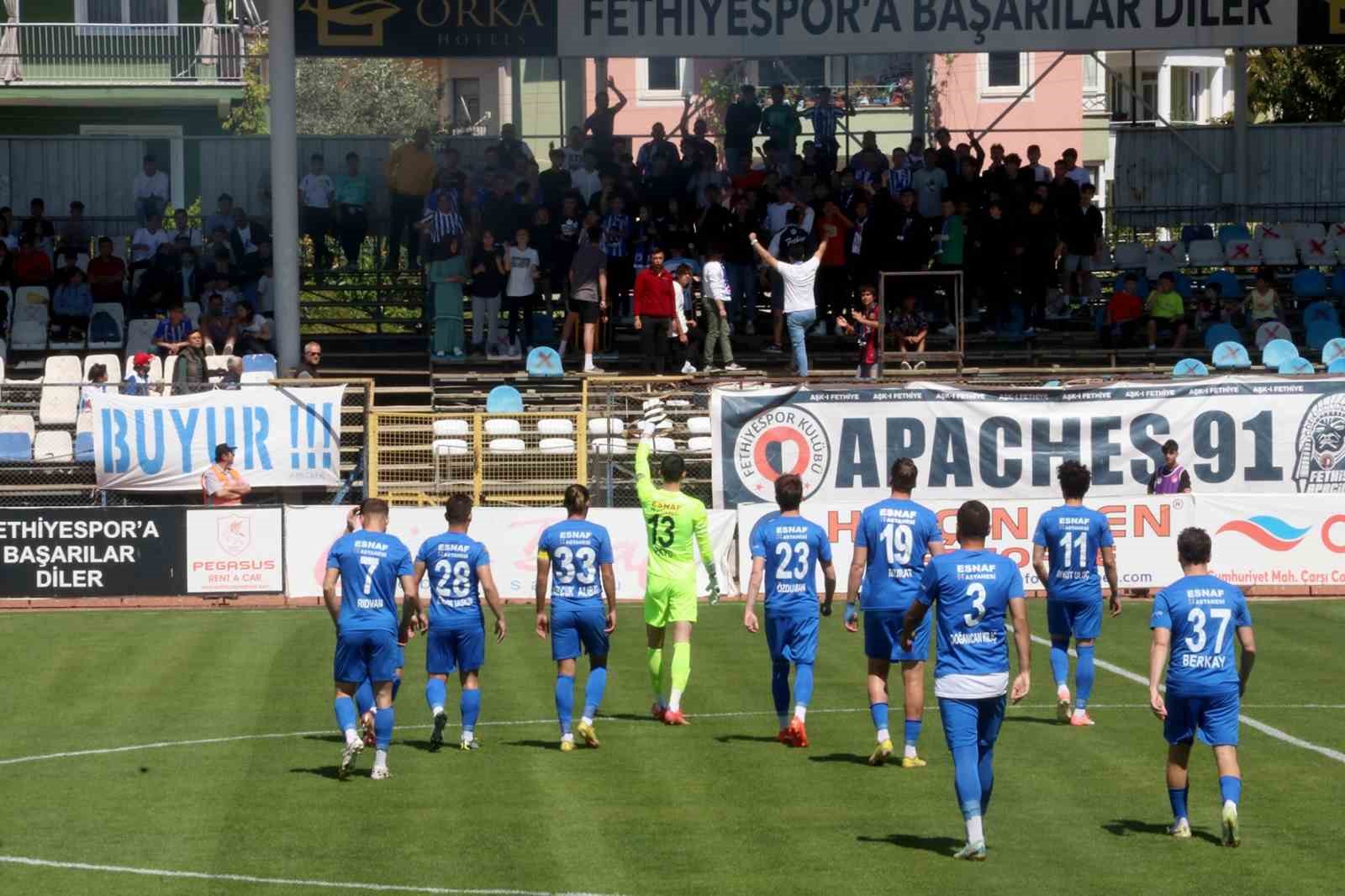 TFF 2. LİG KIRMIZI GRUP'UN 34. HAFTASINDA FETHİYESPOR, SAHASINDA LİGDEN