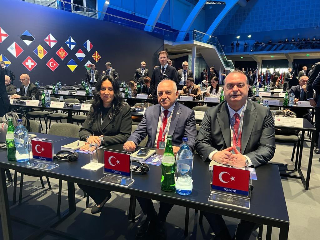 TÜRKİYE FUTBOL FEDERASYONU (TFF) BAŞKANI MEHMET BÜYÜKEKŞİ, PORTEKİZ'İN LİZBON ŞEHRİNDE