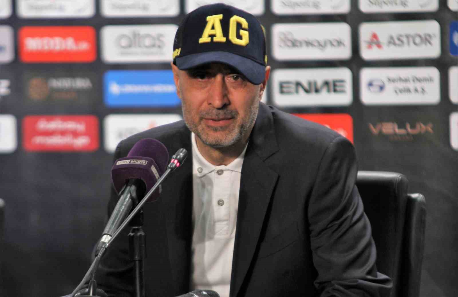 GİRESUNSPOR GALİBİYETİ ARDINDAN KONUŞAN MKE ANKARAGÜCÜ TEKNİK DİREKTÖRÜ TOLUNAY KAFKAS,