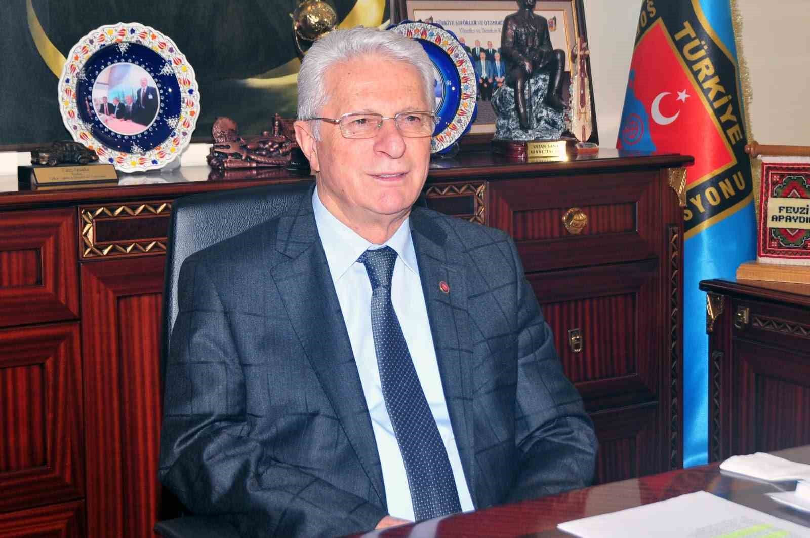 TÜRKİYE ŞOFÖRLER VE OTOMOBİLCİLER FEDERASYONU (TŞOF) BAŞKANI FEVZİ APAYDIN RAMAZAN