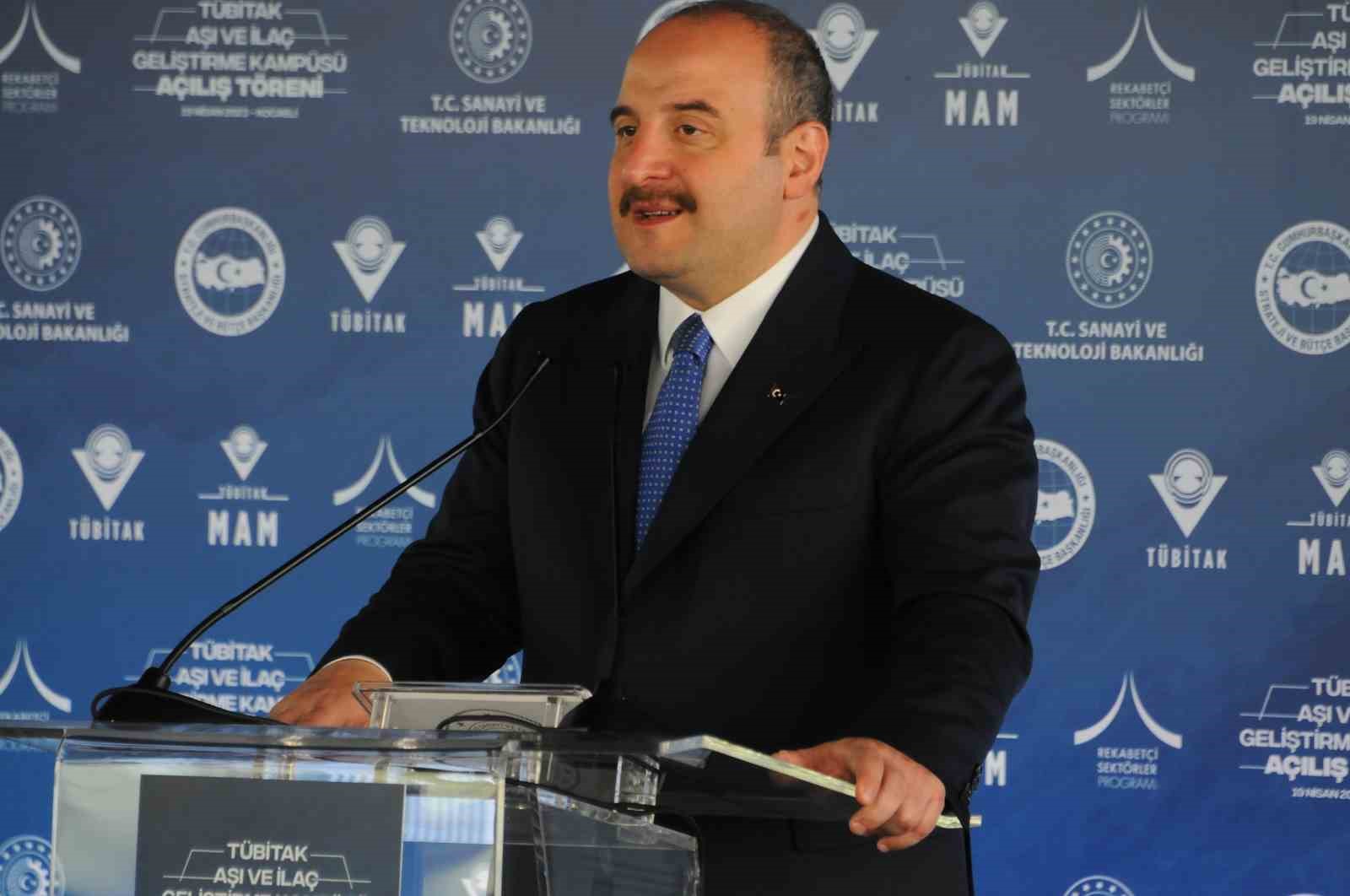 TÜBİTAK AŞI VE İLAÇ GELİŞTİRME KAMPÜSÜNÜN AÇILIŞINI GERÇEKLEŞTİREN SANAYİ VE