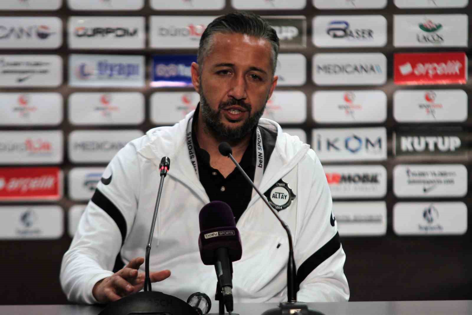 GENÇLERBİRLİĞİ İLE 0-0 BERABERE KALAN ALTAY TEKNİK DİREKTÖRÜ TUNA ÜZÜMCÜ,
