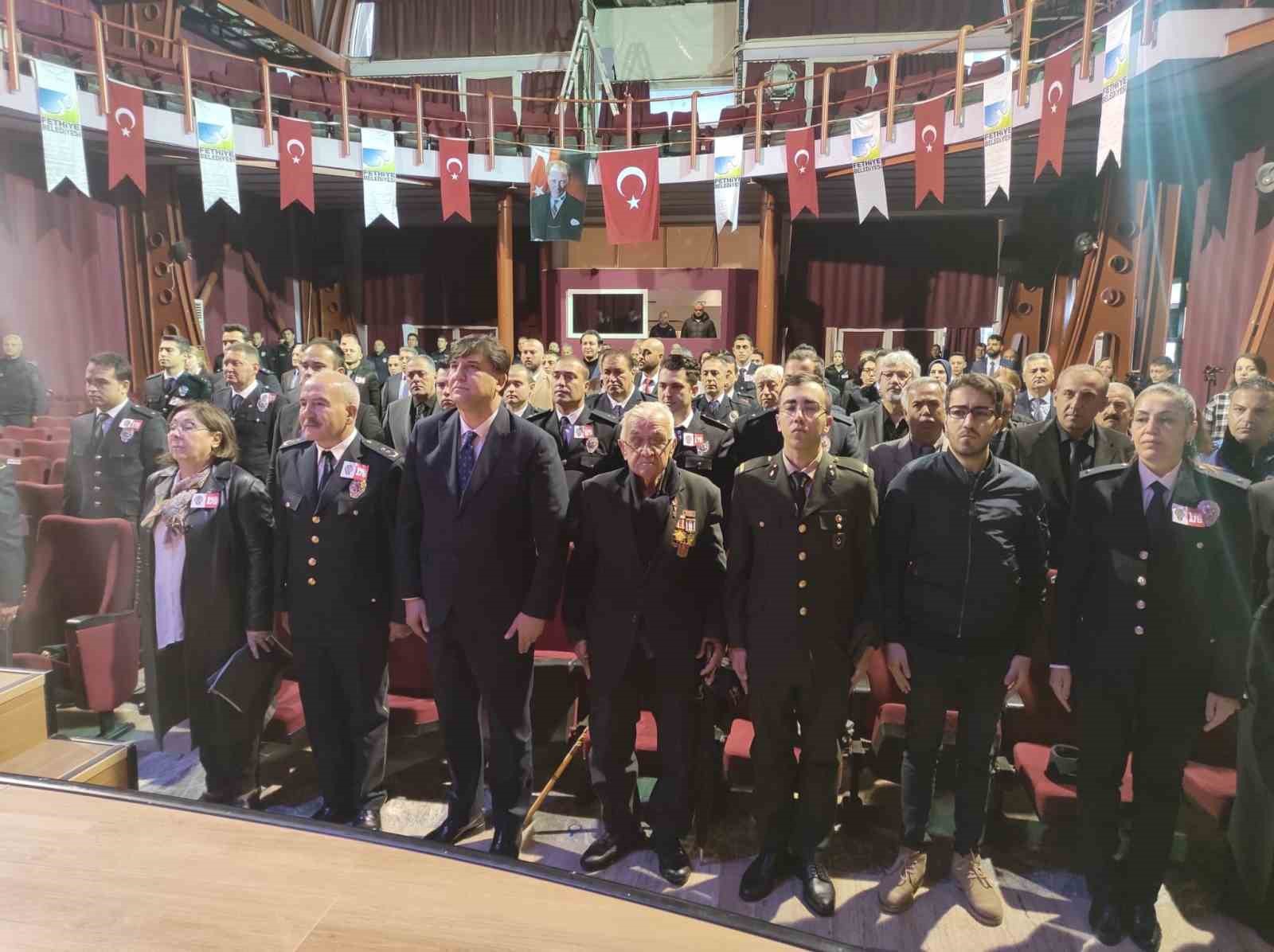 TÜRK POLİS TEŞKİLATININ 178.KURULUŞ YILDÖNÜMÜ FETHİYE’DE KUTLANDI