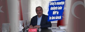 Milliyetçi Hareket Partisi Bandırma İlçe Başkanı Bekir Bozkurt, Alparslan Türkeş’in