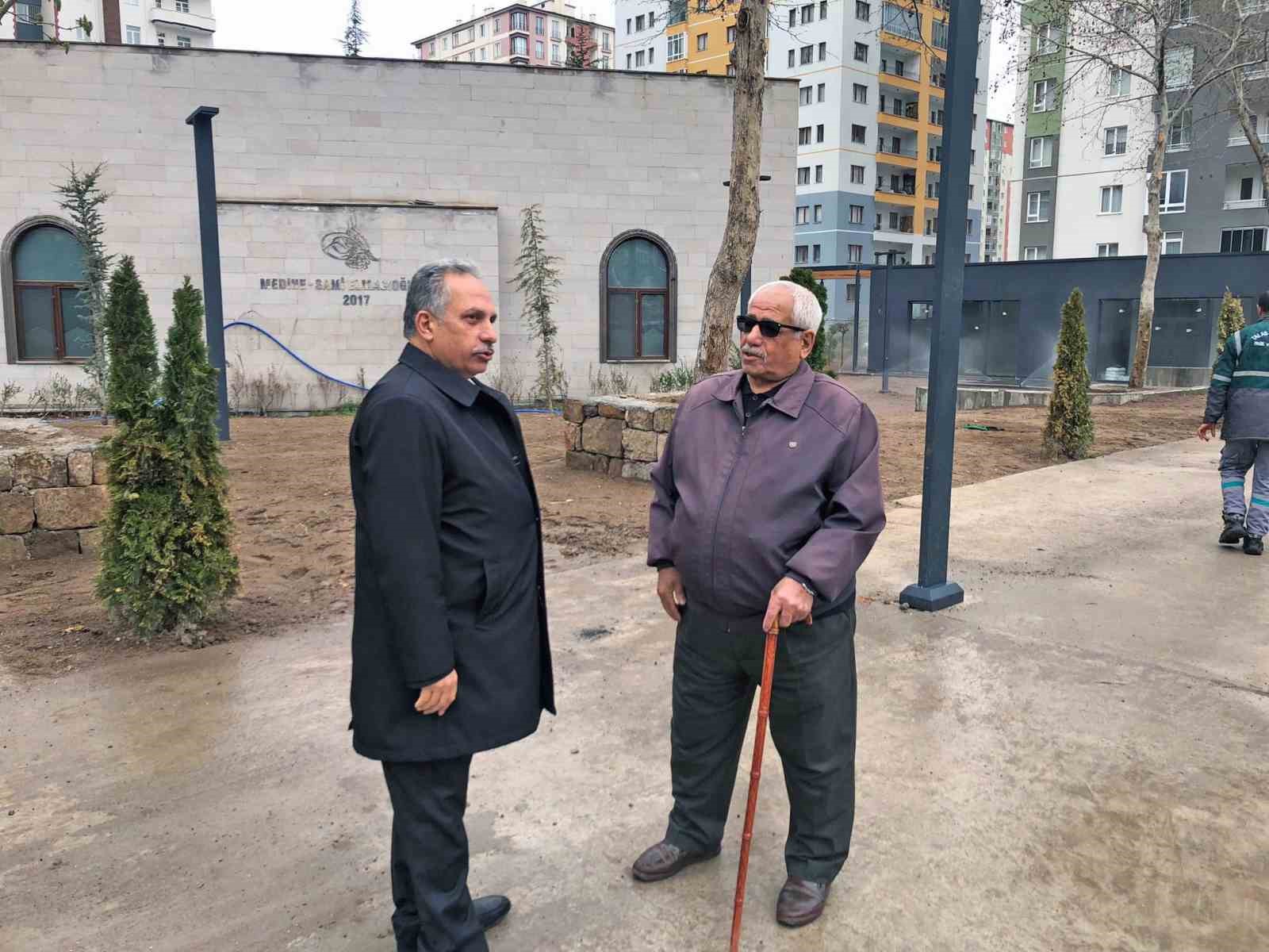 TALAS BELEDİYE BAŞKANI MUSTAFA YALÇIN, YAPIMI TAMAMLANMAK ÜZERE OLAN MEVLANA