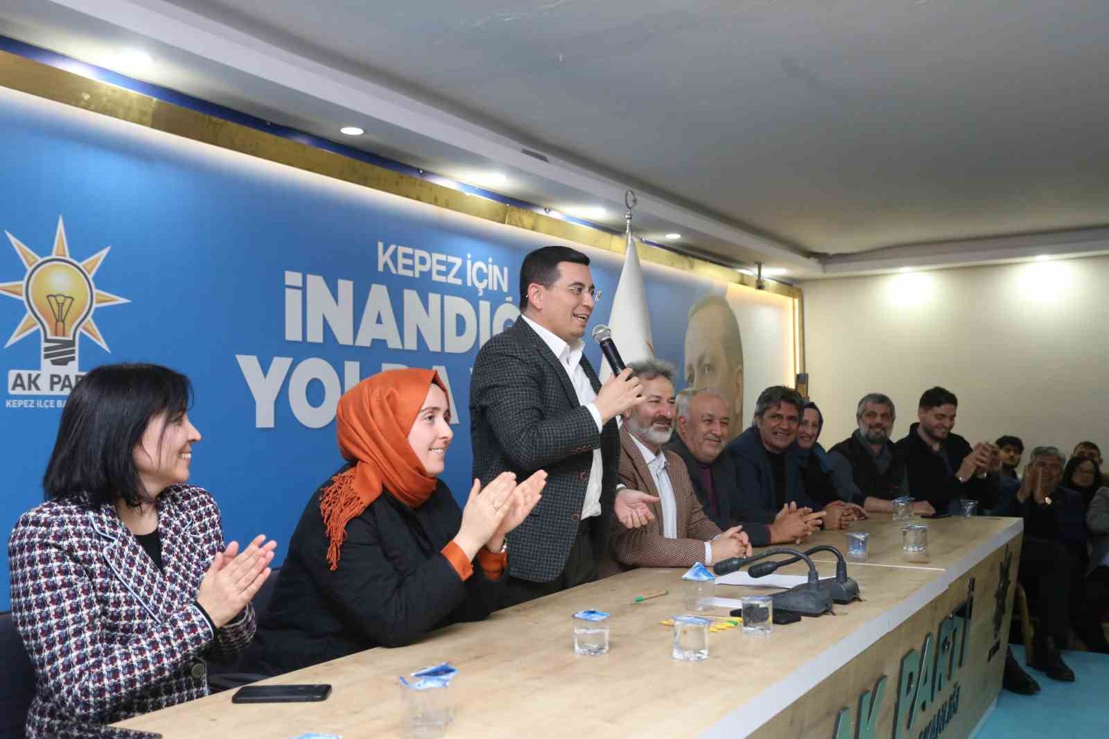 AK PARTİ KEPEZ İLÇE TEŞKİLATINDA 2001’DEN BUGÜNE KADAR GÖREV ALMIŞ