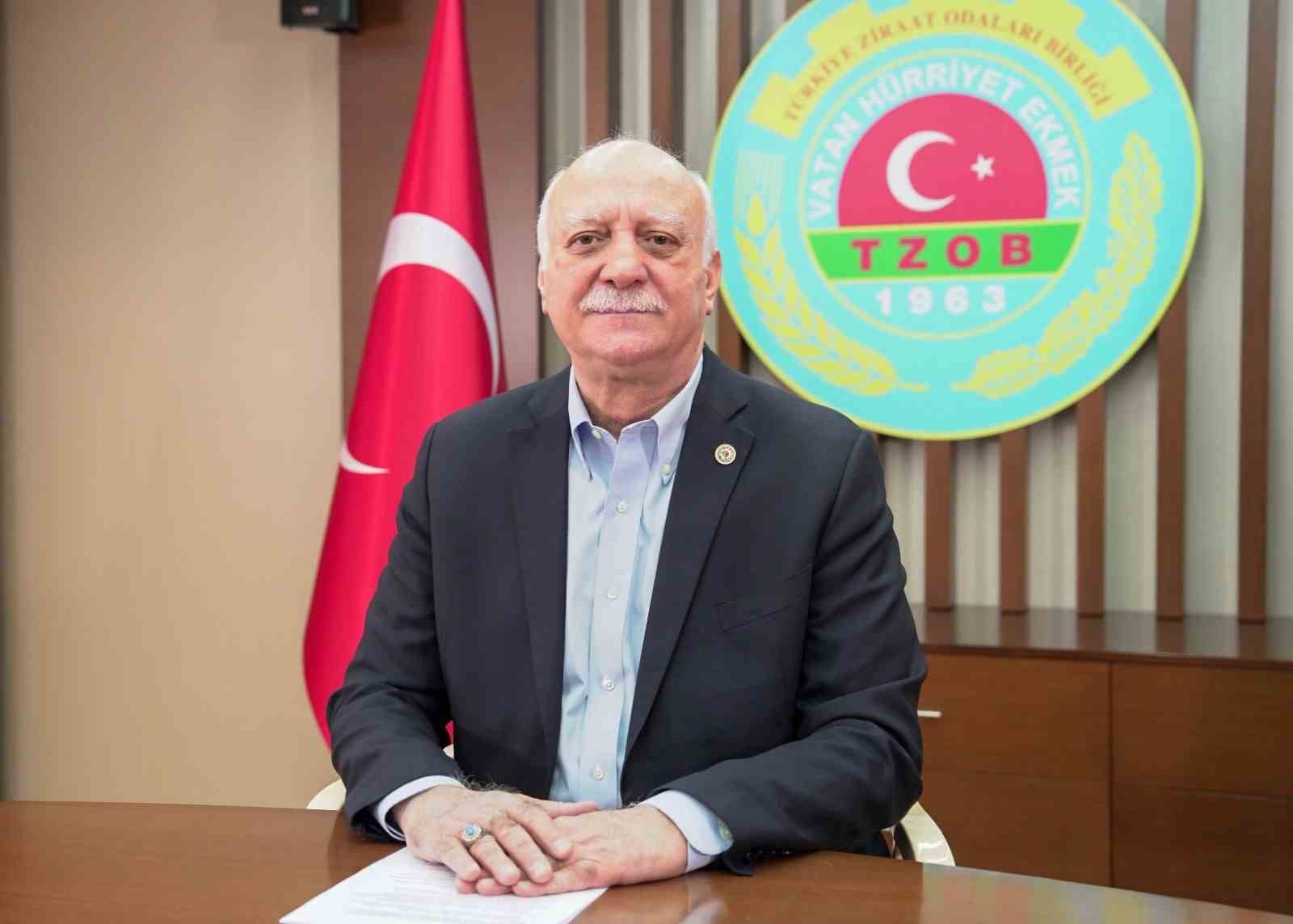 TZOB Genel Başkanı Bayraktar: “Üreticilerimizi depremden sonra sel ve dolu vurdu”