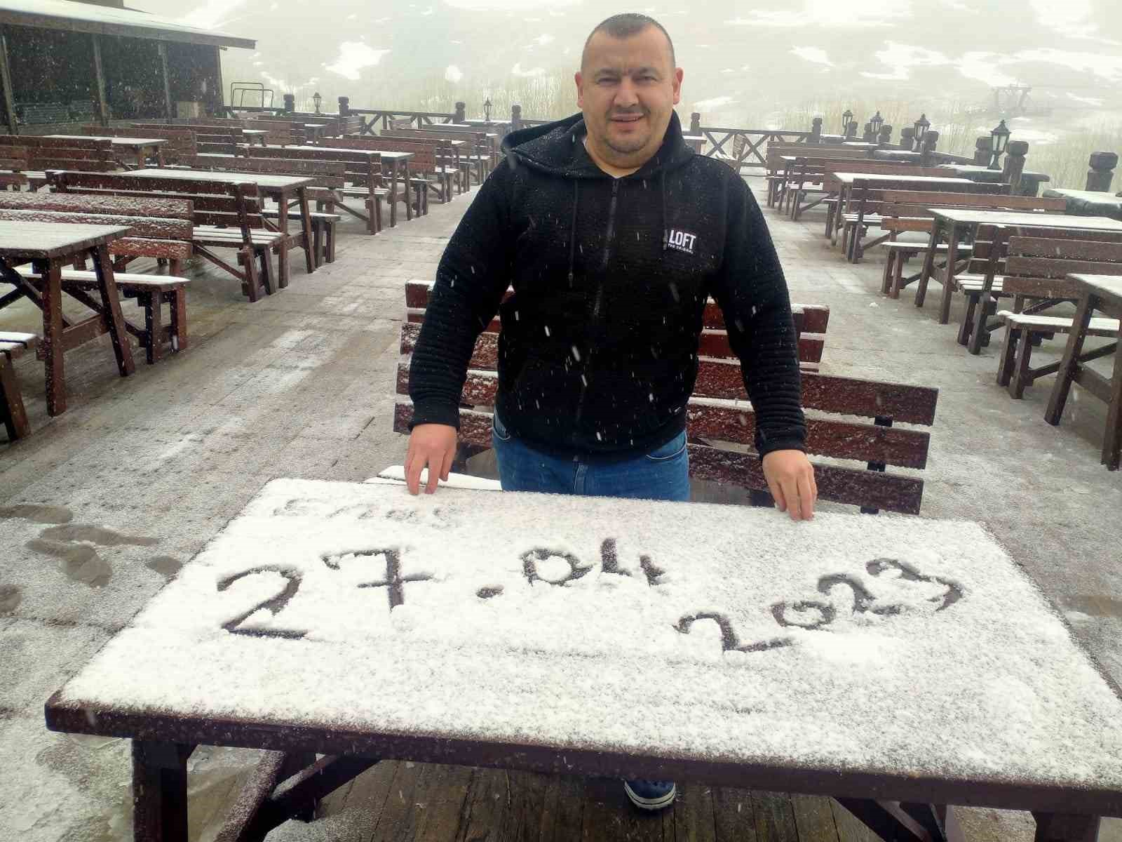 TÜRKİYE’NİN ÖNEMLİ KIŞ VE DOĞA TURİZM MERKEZLERİNDEN ULUDAĞ’DA, SEZONUN KAPANMASINA