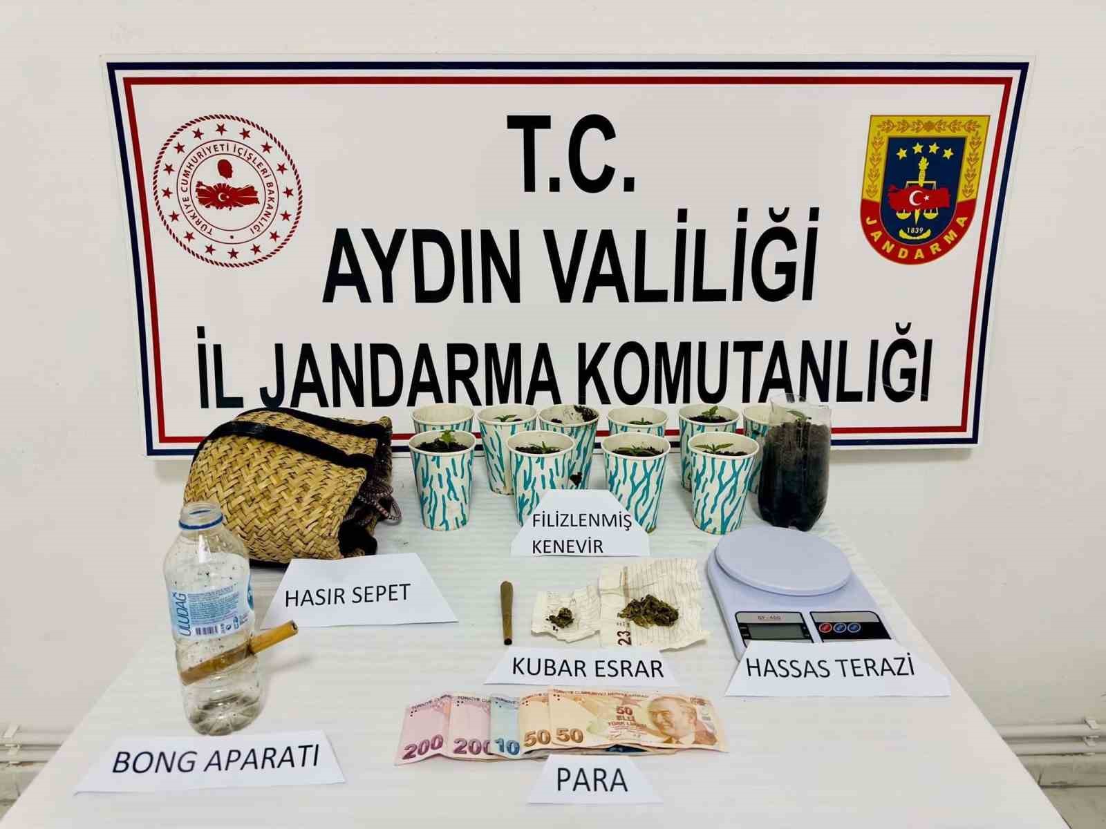 AYDIN (İHA) – AYDIN’IN KUŞADASI İLÇESİNDE UYUŞTURUCU ALIŞVERİŞİ ESNASINDA BASKIN