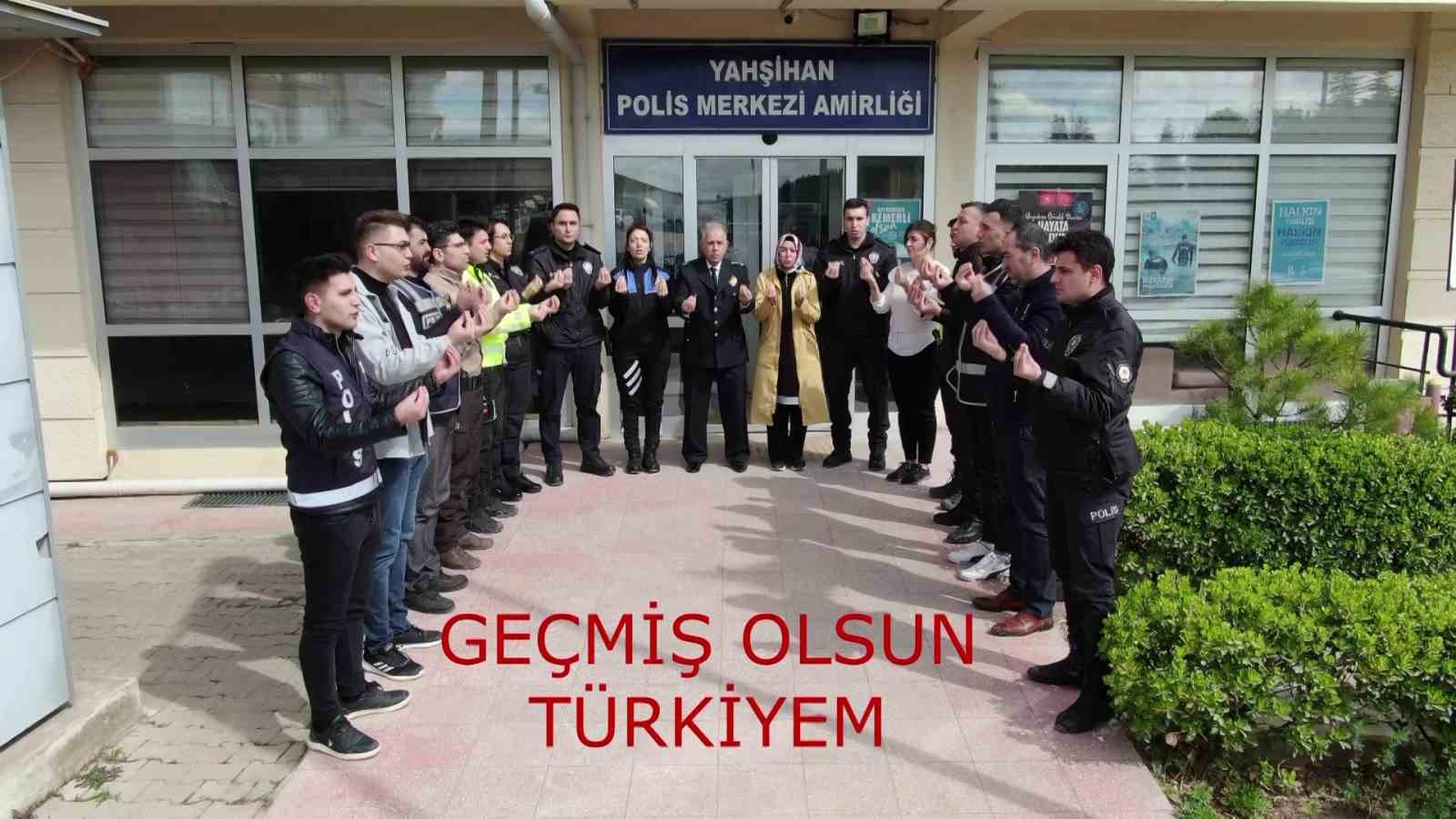 YAHŞİHAN İLÇE EMNİYET MÜDÜRLÜĞÜ EKİPLERİ  POLİS HAFTASI DOLAYISIYLA ÇEKTİKLERİ