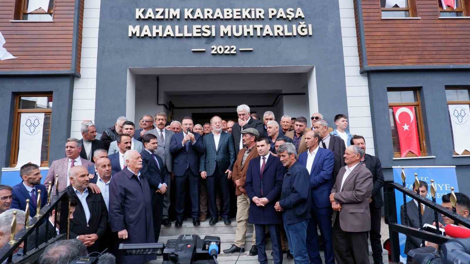 KAZIM KARABEKİR MAHALLESİ’NDE YENİ MUHTARLIK BİNASI HİZMETE AÇILDI.