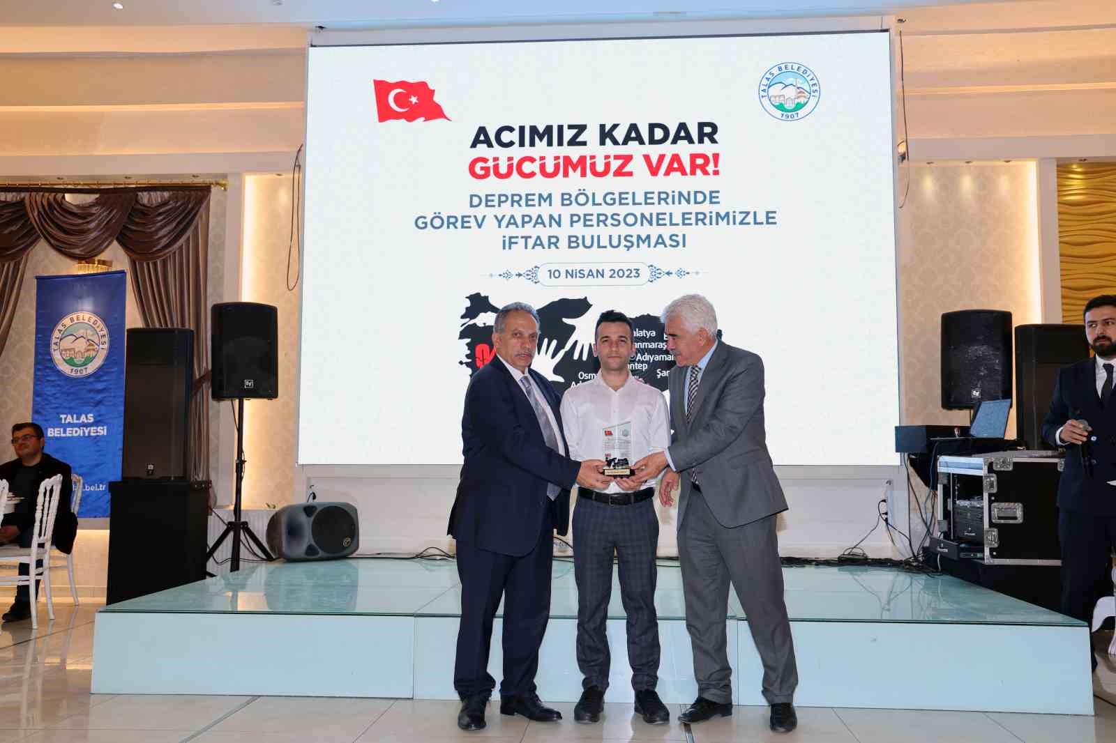 TALAS BELEDİYE BAŞKANI MUSTAFA YALÇIN, 11 İLİ DERİNDEN ETKİLEYEN KAHRAMANMARAŞ