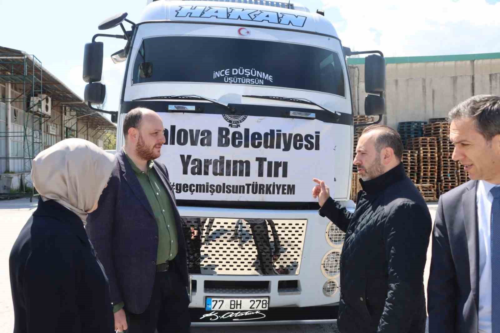 6 ŞUBAT TARİHİNDE YAŞANILAN DEPREMİN ARDINDAN YALOVA BELEDİYESİ TARAFINDAN BÖLGEYE