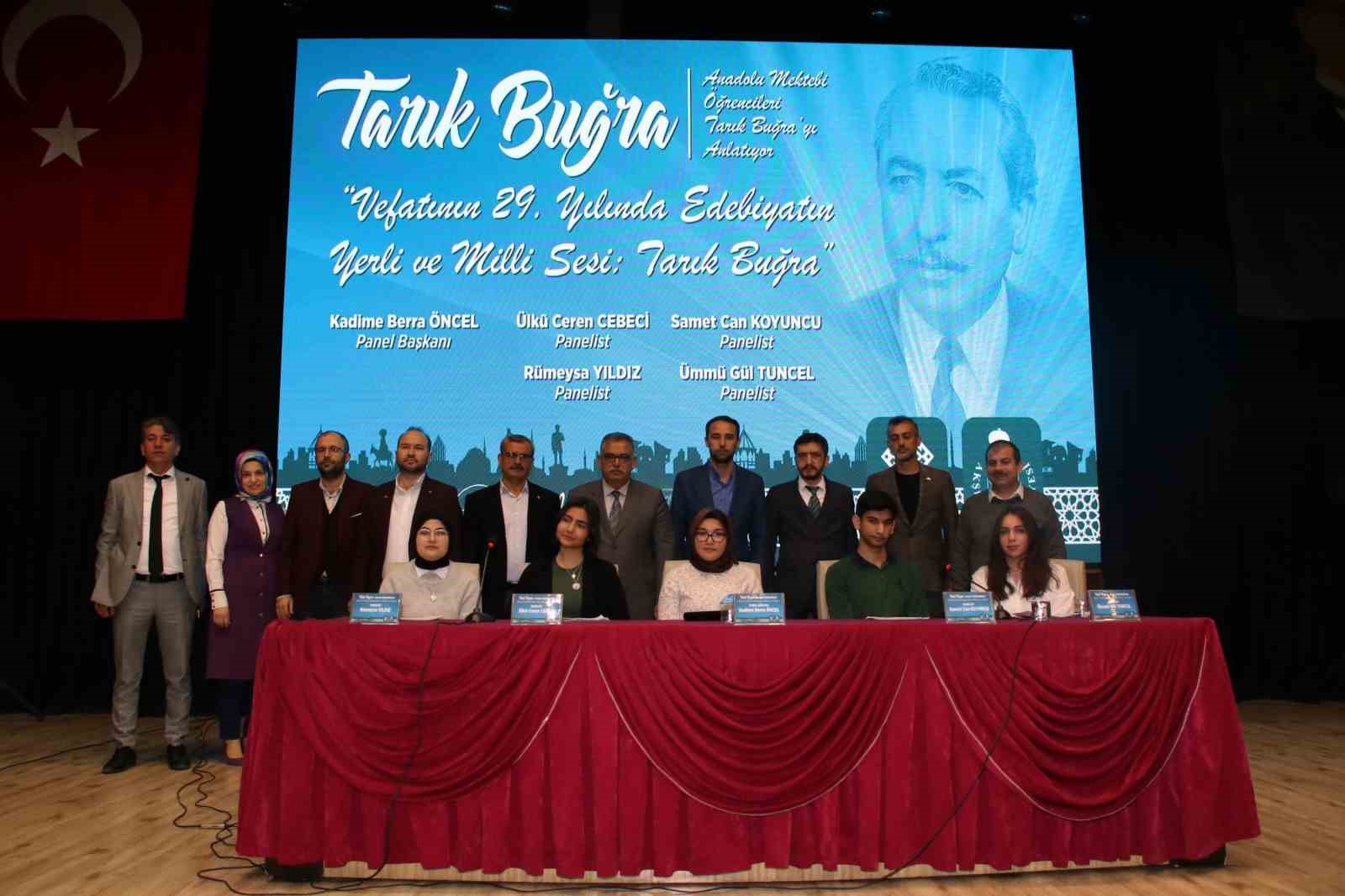AKŞEHİR BELEDİYESİ; AKŞEHİRLİ ÜNLÜ YAZAR TARIK BUĞRA’YI ÖLÜM YILDÖNÜMÜNDE DÜZENLEDİĞİ
