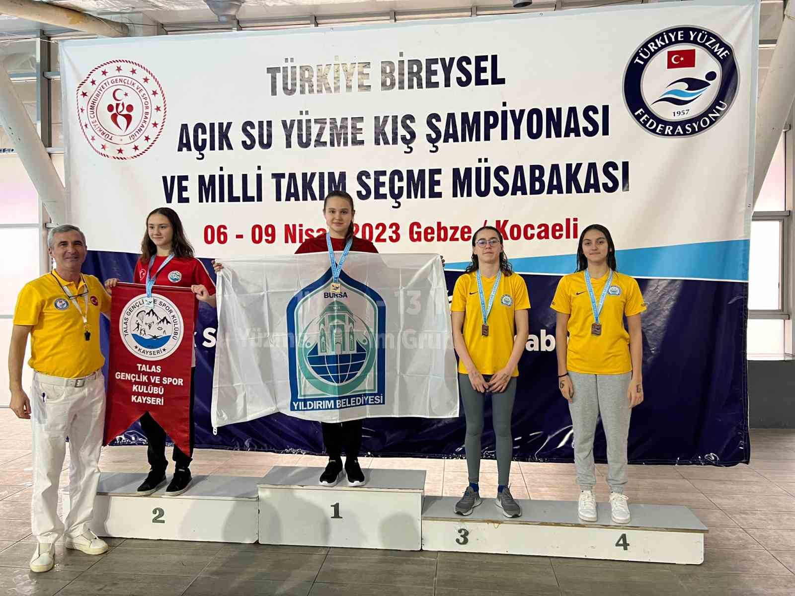 YILDIRIM BELEDİYESPOR, TÜRKİYE YÜZME FEDERASYONU TARAFINDAN DÜZENLENEN TÜRKİYE BİREYSEL AÇIK