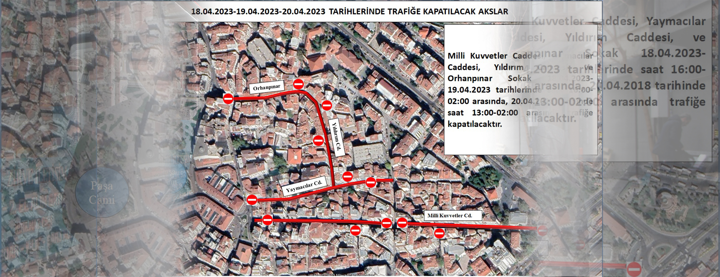 Bayram öncesi hareketliliğin yoğun yaşandığı Milli Kuvvetler Caddesi ve bağlantı