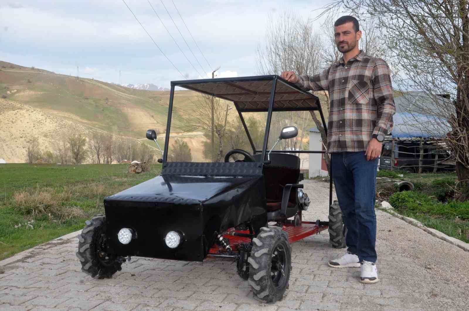 HAKKARİ’NİN YÜKSEKOVA İLÇESİNDE MURAT ÖZARAS İSİMLİ ÇOBAN, HURDA MALZEMELERLE 50