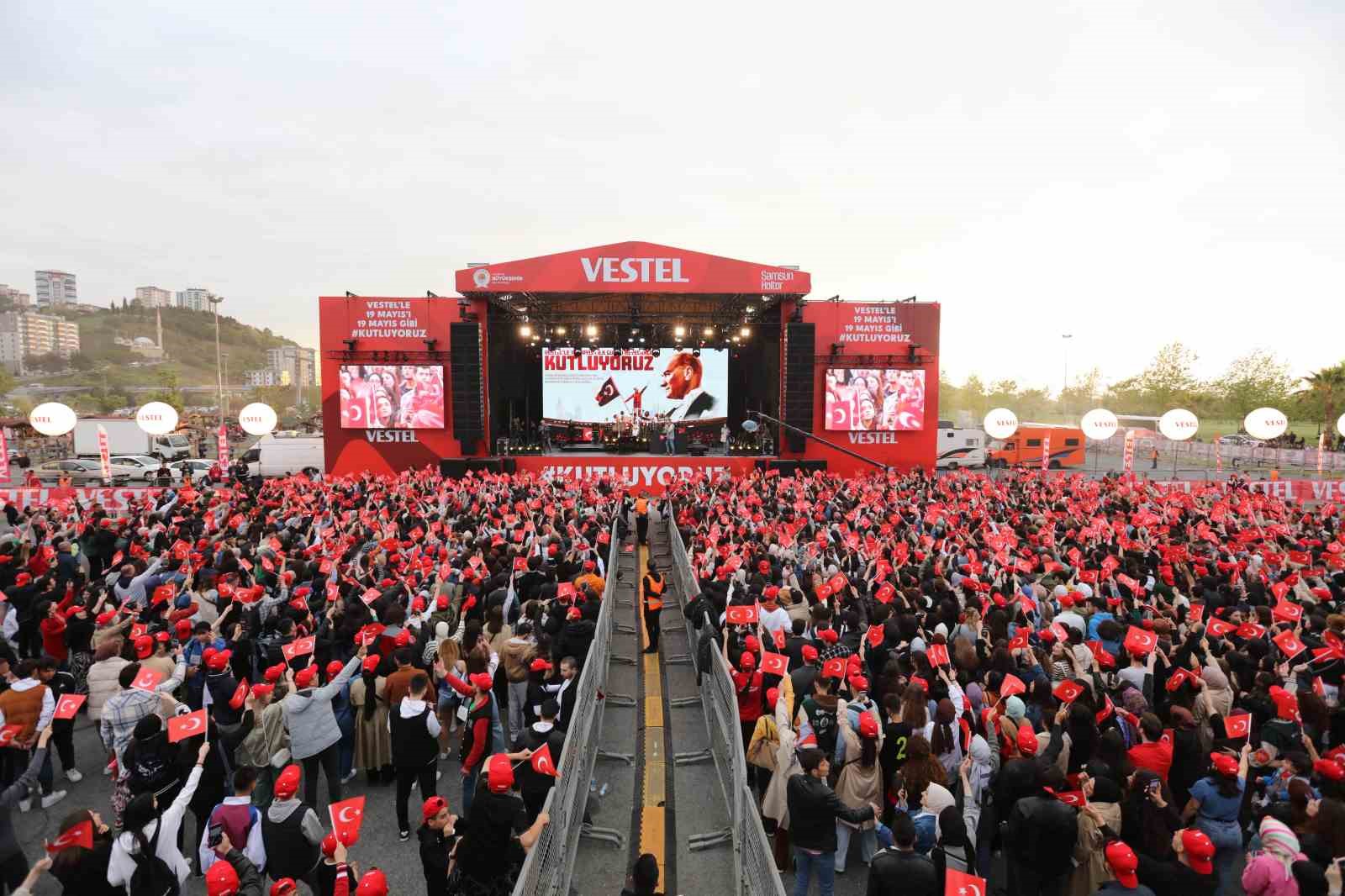 VESTEL TARAFINDAN SAMSUN BÜYÜKŞEHİR BELEDİYESİ’NİN DESTEKLERİYLE SAMSUN BATI PARK’TA DÜZENLENEN
