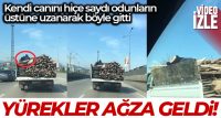 BURSA’DA ODUNLARIN ÜSTÜNE UZANARAK BÖYLE GİTTİ