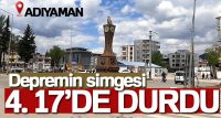 Depremin simgesi olan Adıyaman Saat Kulesi’nde ki saatin güncellenip güncellenmeyeceğine,