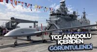 TCG Anadolu, içeriden görüntülendi