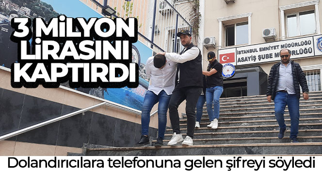 İstanbul’da telefonla aradıkları kişiye, kendilerini bankacı olarak tanıtarak aldıkları şifreyle