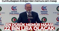 Cumhurbaşkanı Erdoğan’dan memura zam mesajı