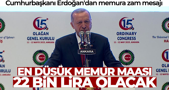 Ekonomiye ilişkin mesajlar veren Cumhurbaşkanı Recep Tayyip Erdoğan, çalışanları enflasyona
