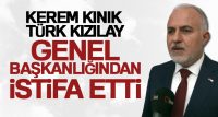 Kerem Kınık, Türk Kızılay Genel Başkanlığından istifa etti. Kızılay Yönetim