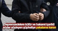 İstanbul Cumhuriyet Başsavcılığınca, sosyal medyada paylaştığı videoda depremzede seçmenlere yönelik