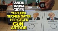 Cumhurbaşkanlığı ikinci tur seçimleri için yurt dışı seçmen kütüğüne kayıtlı vatandaşların sınır kapılarında