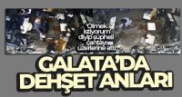Galata Kulesi Meydanı’nda bir binanın girişinde unutulan şüpheli çantayı alan