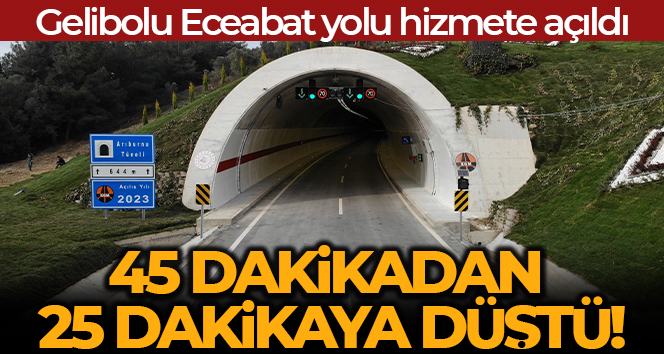 Gelibolu Eceabat yolu 45 dakikadan 25 dakikaya düştü ÇANAKKALE’DE 18 MART ŞEHİTLERİ ANMA GÜNÜ VE ÇANAKKALE DENİZ ZAFERİ’NİN