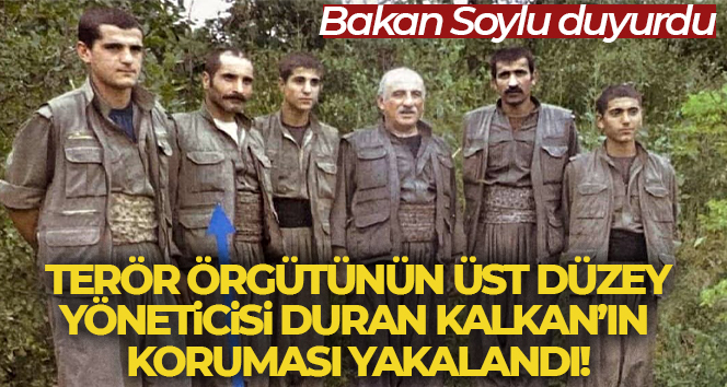 Terör örgütünün üst düzey yöneticisi Duran Kalkan’ın koruması yakalandı Bölücü terör örgütü PKK KCK’nın dağ kadrosundaki üst düzey yöneticilerinin