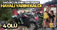 DENİZLİ’NİN BULDAN İLÇESİNDE TIRIN KARŞI YÖNE GEÇEREK OTOMOBİLE ÇARPMASI SONUCU