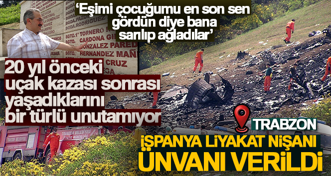 20 yıl önceki uçak kazası sonrası yaşadıklarını bir türlü unutamıyor İSPANYOL BARIŞ GÜCÜ ASKERLERİNİ TAŞIYAN UÇAK, YAKIT İKMALİ İÇİN
