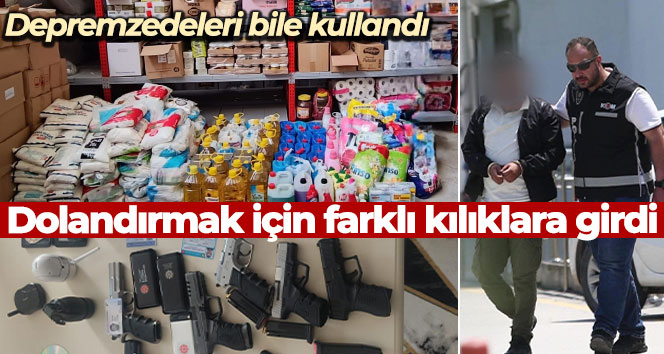 Depremzedeleri bile kullandı, dolandırmak için farklı kılıklara girdi ADANA’DA KENDİSİNİ POLİS OLARAK TANITTIĞI ÖNE SÜRÜLEN BİR KİŞİ SAHTE