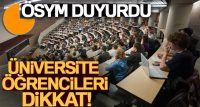 Ölçme, Seçme ve Yerleştirme Merkezi(ÖSYM), bugün başvuruları başlayan Dikey Geçiş