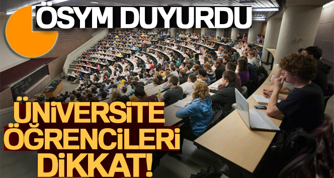 Ölçme, Seçme ve Yerleştirme Merkezi(ÖSYM), bugün başvuruları başlayan Dikey Geçiş
