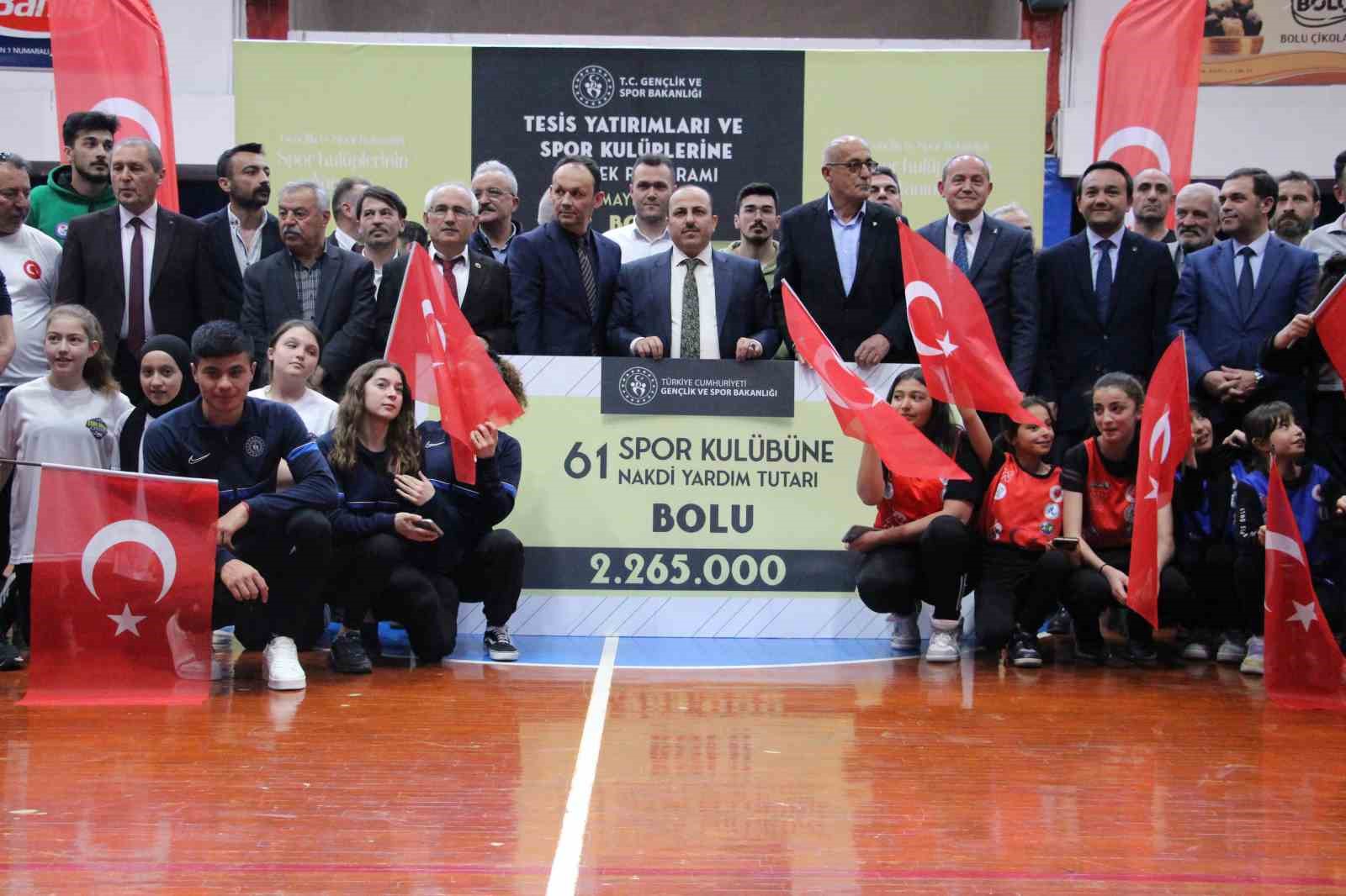 GENÇLİK VE SPOR BAKANLIĞI TARAFINDAN BOLU’DA FAALİYET GÖSTEREN 61 SPOR